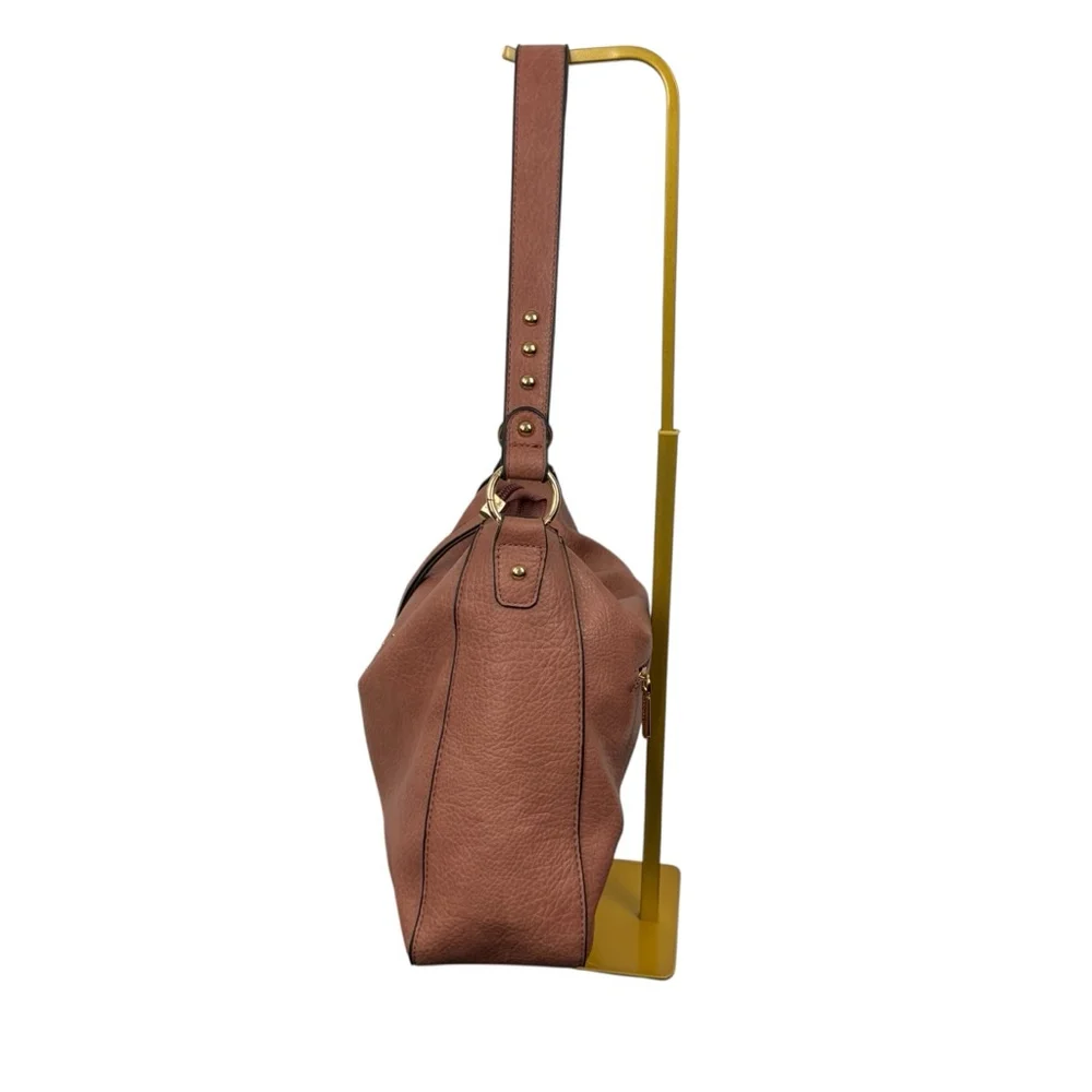 Montana West Hobo Crossbody Shoulder Bag Pink Studded Faux Leather Southwestern